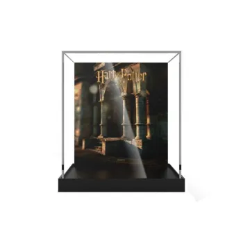 KGBOX Compatibility Building Block 76421 House Elf Dobby Display Case Dust Cover Storage Box Model Accessories
