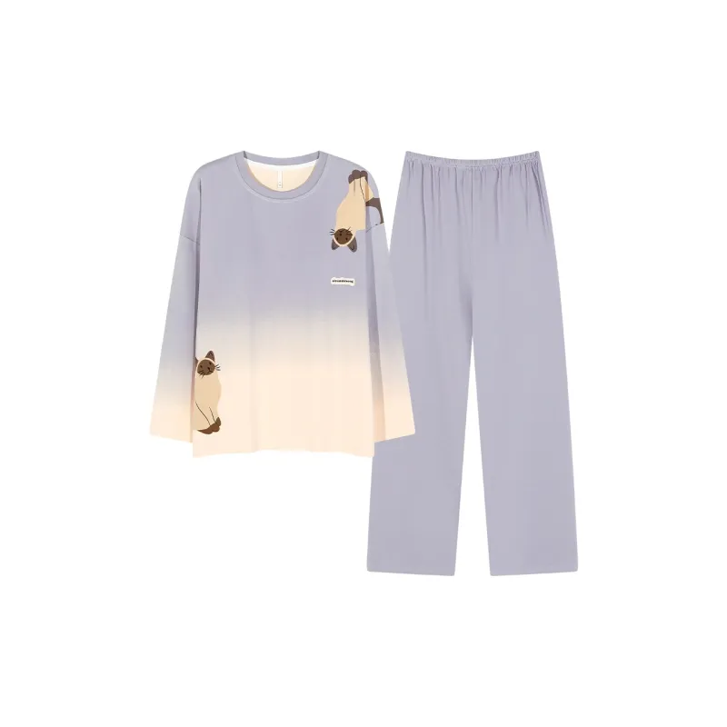 Sleeping Beauty Pajama Set Women's Purple-0