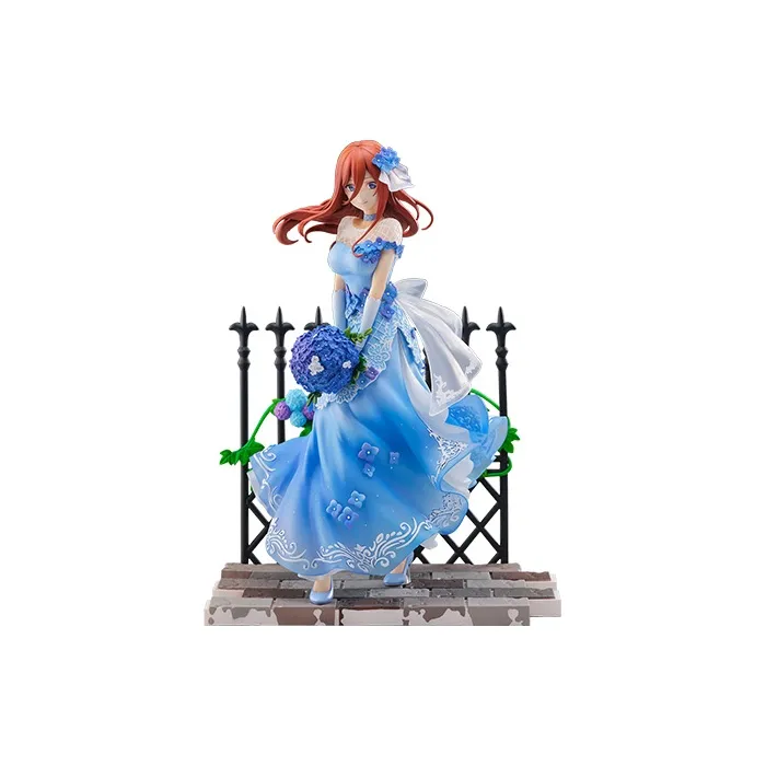 EStream 1 7 Miku Nakano The Quintessential Quintuplets Floral Dress Ver. Scale Figures 24.2cm-0