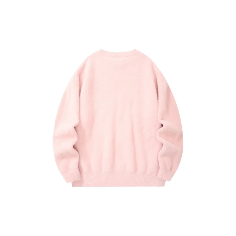 Suamoment Casual Loose Fit Wool Knitwear Unisex-9