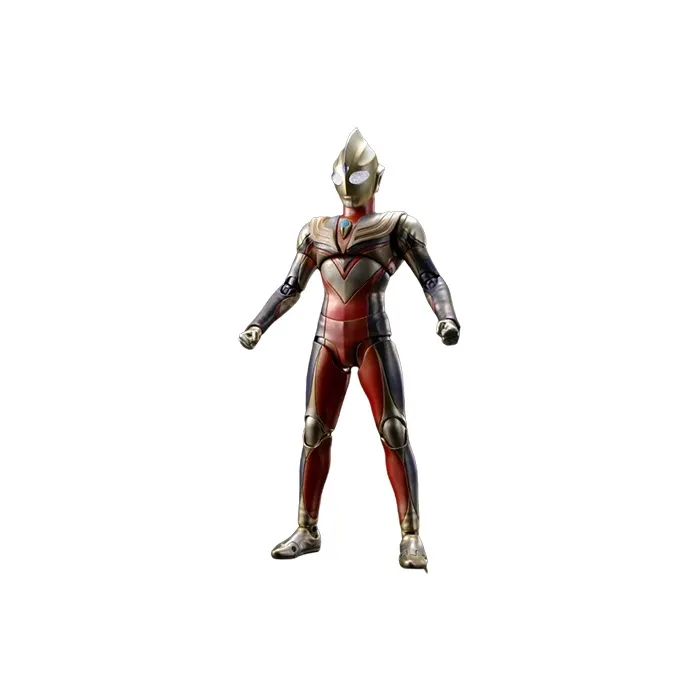 BANDAI SHF Ultraman Tiga Authentic Bone Carving Sparkling Tiga Action Figures 15cm-0