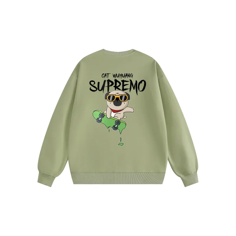 Supremo Cat Sweatshirts Unisex-23