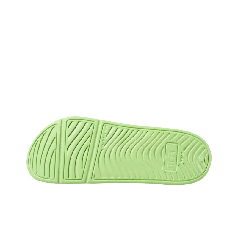 REEF Slip-Resistant Slide Slippers Men Light Green-4