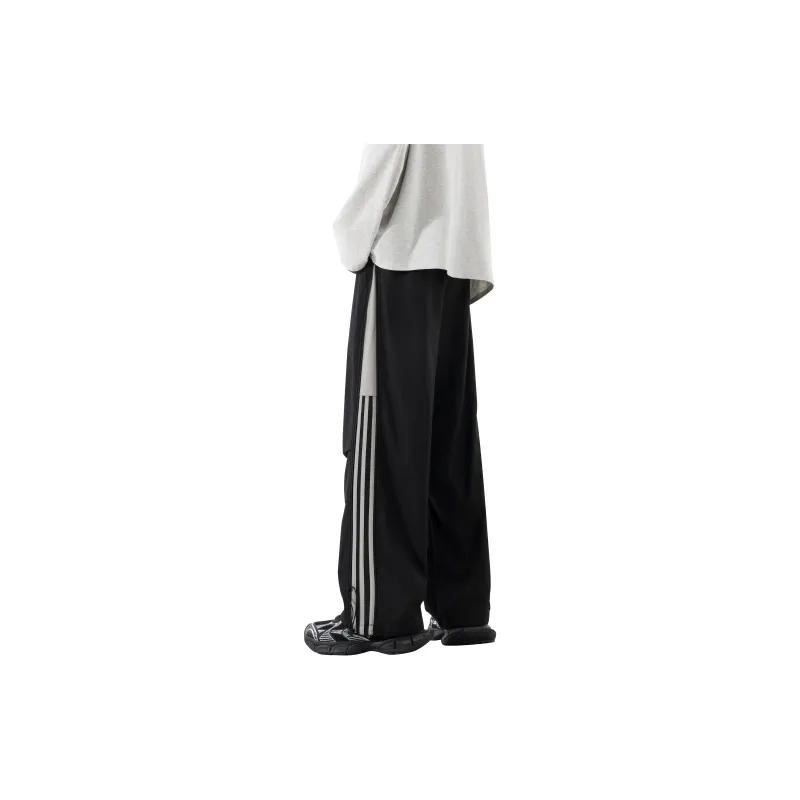 My Name Is MT Casual Pants Unisex Light Gray-3