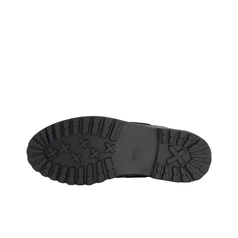 BARBOUR Basalt Boat Shoes Men's Black-5