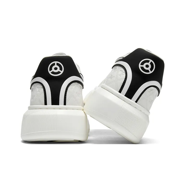 SEPTWOLVES Slip-Resistant Cushioning Wear-Resistant Lightweight Height-Increasing Low-Top Skateboard Shoes Men-10
