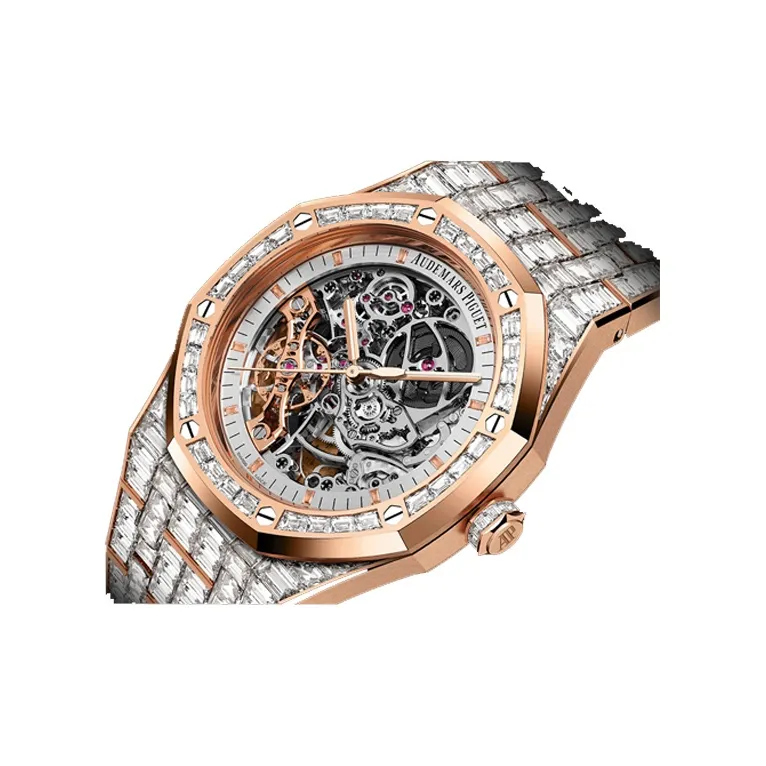 AUDEMARS PIGUET Royal Oak Series Men's Watches Watch Automatic Mechanical Movement 41mm Cut-Out Dial-2