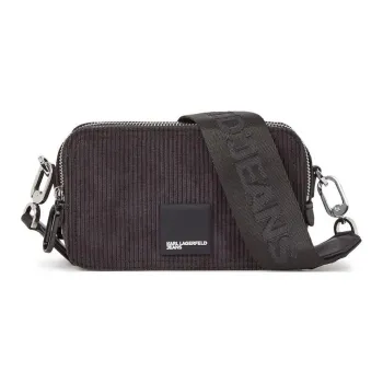 KARL LAGERFELD / Karl Lagerfeld Jeans Box-logo Corduroy Camera Bag
