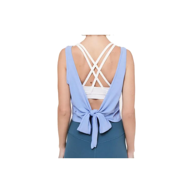 Lululemon Its A Tie Sport Vests Women's Hydrangea Blue-1