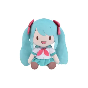 SEGA FUFU Hatsune Miku 16 Anniversary Blue Dolls Plush Doll 27cm Height