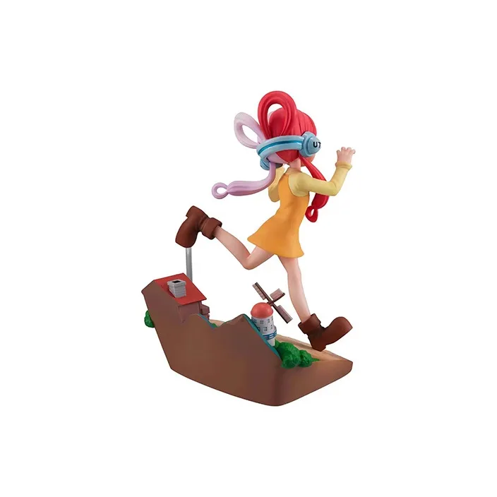 MegaHouse One Piece MH GEM Red Haired Songstress, Uta, Run, Childhood Chibi Figures 13cm-2