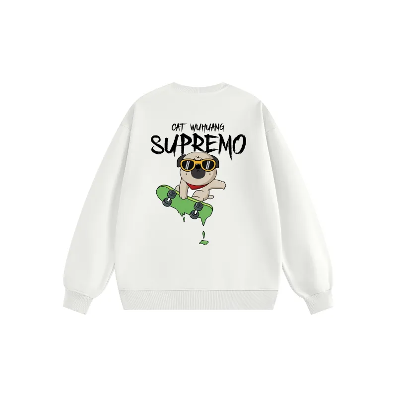 Supremo Cat Sweatshirts Unisex-8