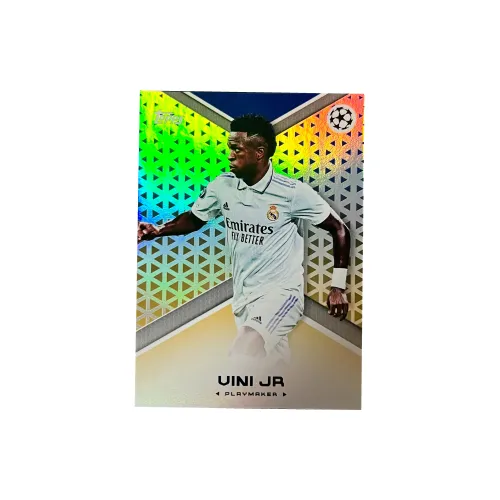 Topps 2022 Grealish White Gold Box Real Madrid Vinicius Blue Fold Holographic Card Product Accessible Sports Cards 1 Pc