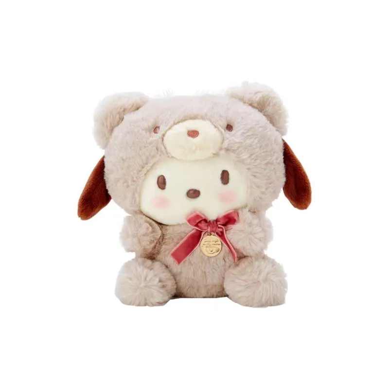 Sanrio Pacha Dogs Latte Bear Collection Dolls Plush Doll 22cm Height-0