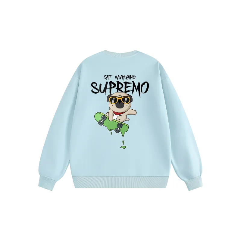 Supremo Cat Sweatshirts Unisex-25