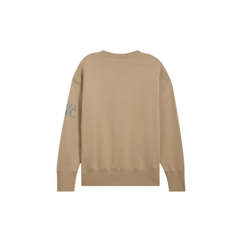 PUMA NYC Long Run Crew Sweatshirt Sweatshirt Women's Oak-1