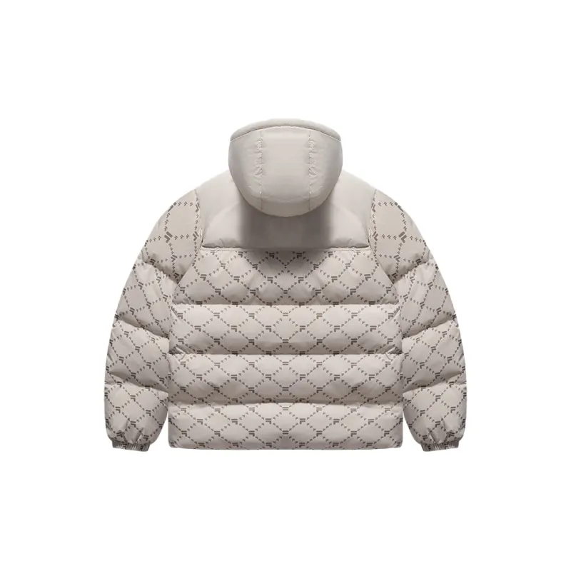 FILA FUSION FOB Down Jacket Unisex Skin Gray-1