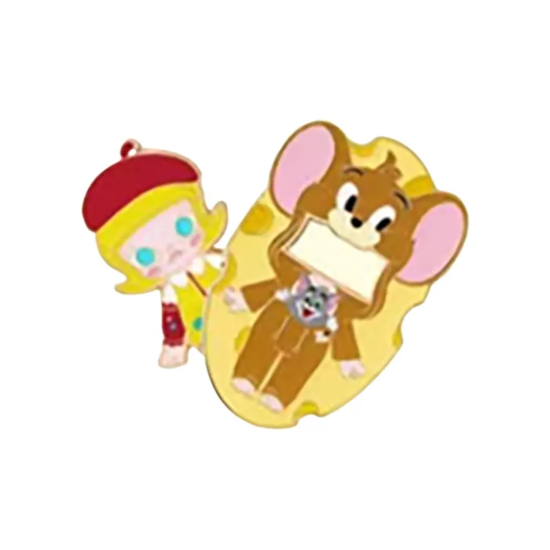 POP MART Molly X Warner Anniversary Collection Badge Blind Box Products Single Mystery Box/Full Box 12 Pcs-10