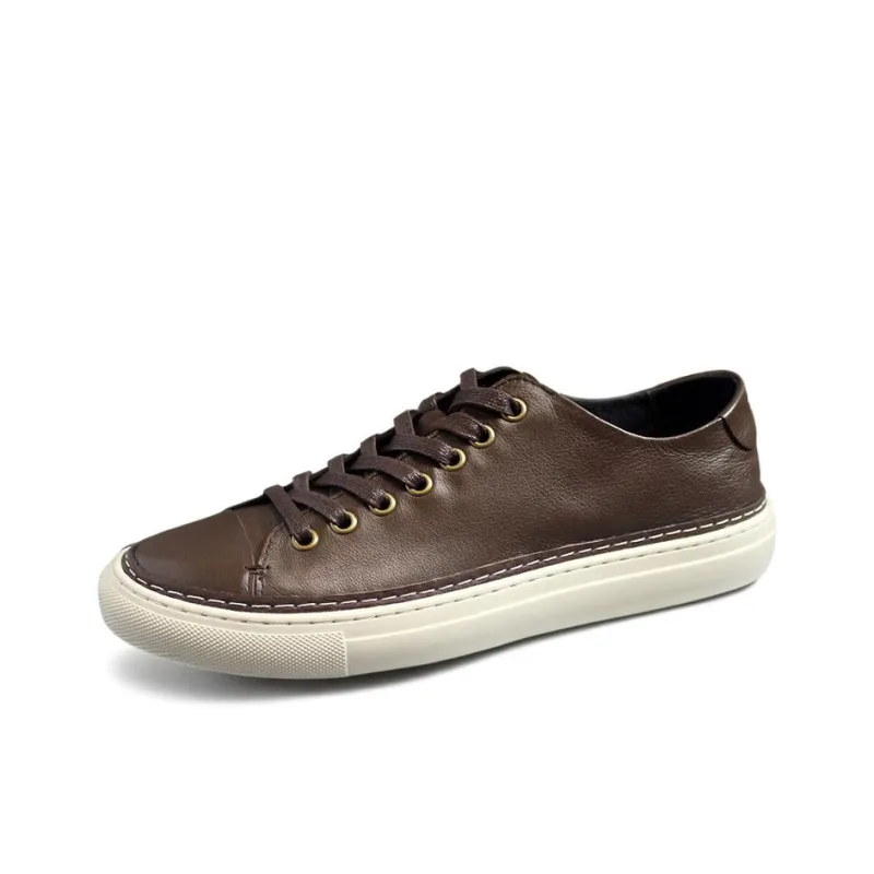 Devanro Abrasion Resistant, Breathable, Waterproof, Slip Resistant Low Top Skateboard Shoes Men-4