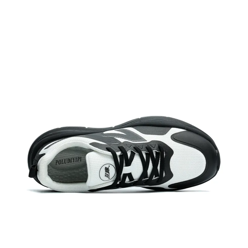POLUDIYIPI Blaze S9 PRO Balance Support Lightweight Breathable Anti-Rollover Low-Top Running Shoes Unisex Black White-1