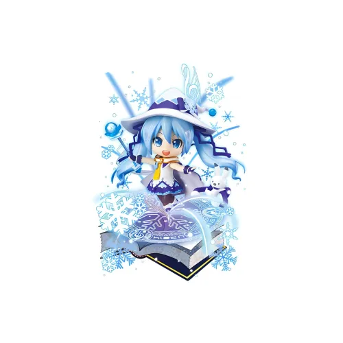 GSC Hatsune Miku No. 380 Snow Hatsune Miku Magical Snow Ver. Nendoroid Chibi Figures 10cm
