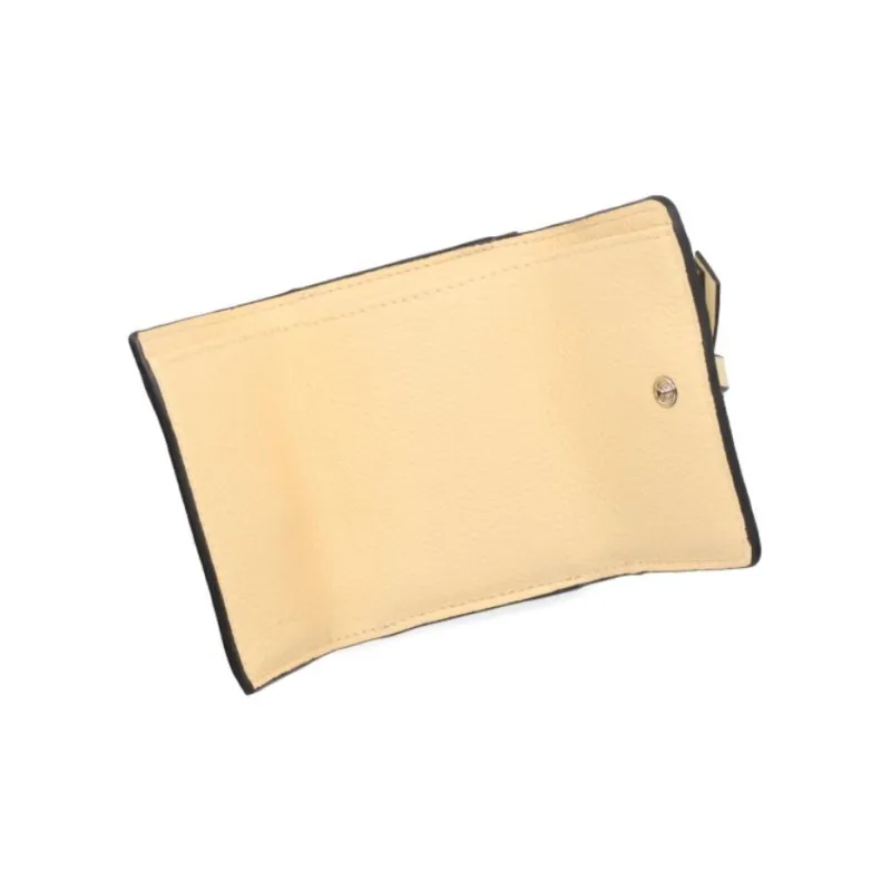Chloe Alphabet Grained Calfskin Clutch Mini Women's Soft Yellow-4