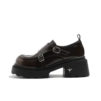 MIS. DANNY British Style Small Leather Shoes Loafers Women's