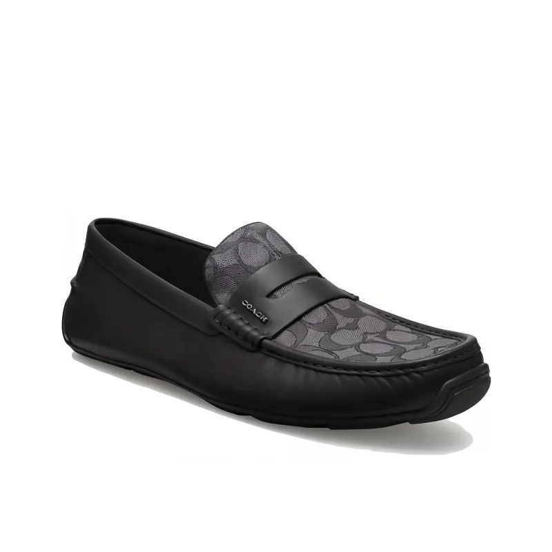 COACH Loafers Men Black-2