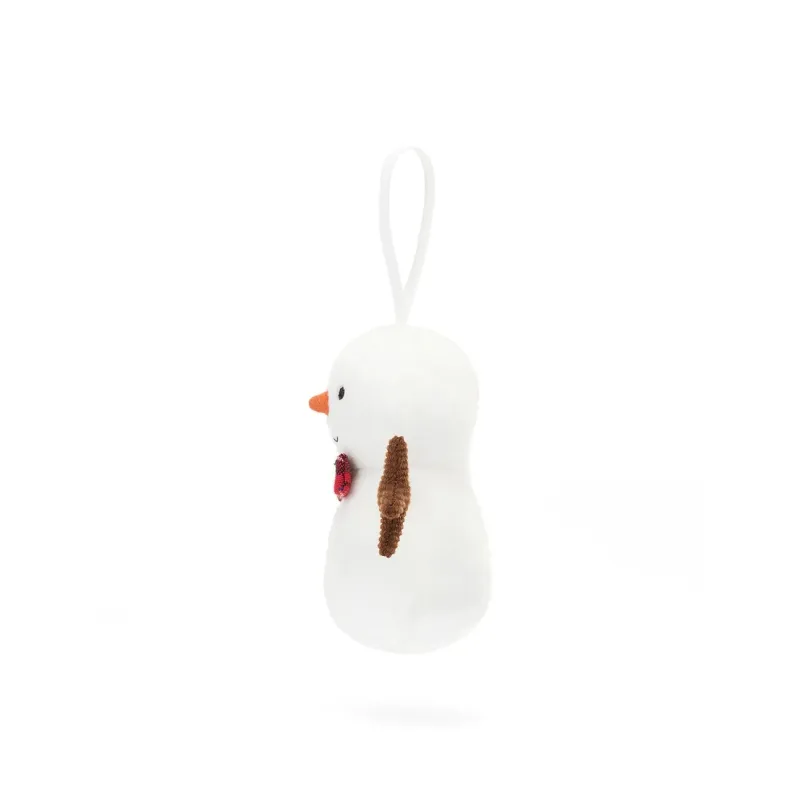 JELLYCAT Fun Items Collection Foolish Snowman Dolls Plush Pendant 10cm Height-2