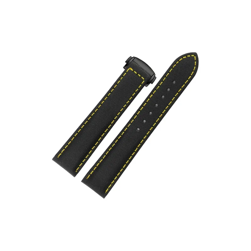 Craftsman Omega Speedmaster Dark Side Of The Moon/MIDO Tissot Compatibility Watch Band Nylon Material-23