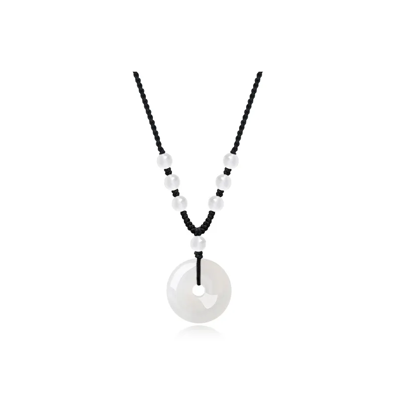 TRUE ME Chalcedony Jade Necklaces Unisex-0