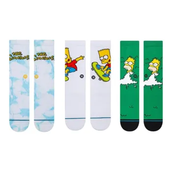 Stance x XINPUSENYIJIA LIANMINGKUAN Mid Calf Socks Unisex 3 Pack Mixed Color