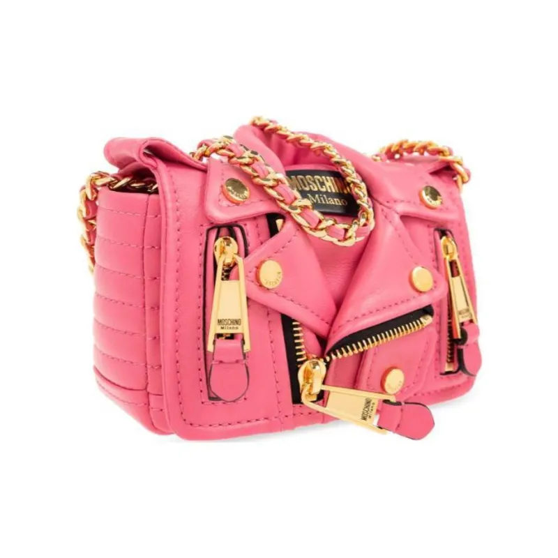 MOSCHINO Zipped Design Shoulder Bag-1