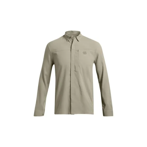 Under Armour Fish Pro Shirts Men Khaki