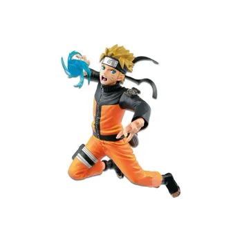 BANPRESTO Naruto Uzumaki Glasses Factory Naruto Shippuden Vibration Stars Rasengan Sasuke Uchiha Scale Figures