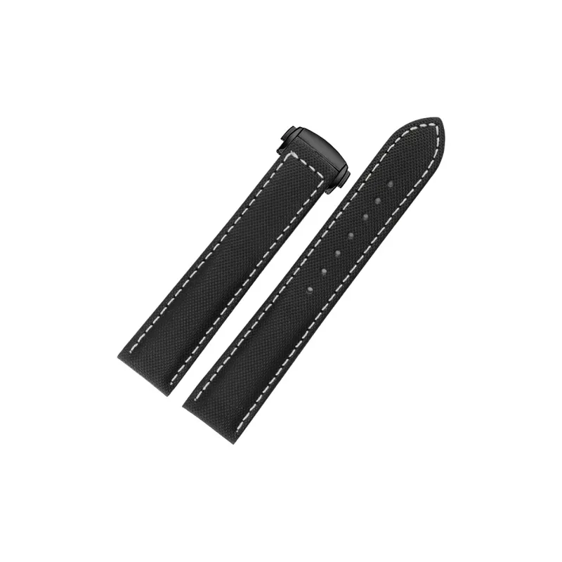 Craftsman Omega Speedmaster Dark Side Of The Moon/MIDO Tissot Compatibility Watch Band Nylon Material-7