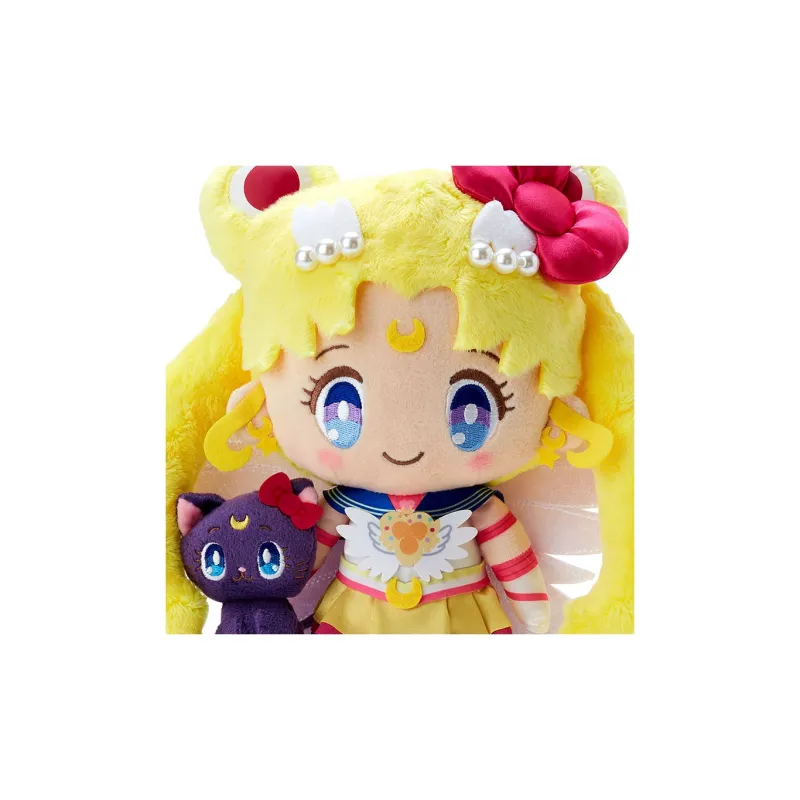 Sanrio Sailor Moon, Usagi Tsukino, Luna Doll Dolls Plush Doll 29cm Height-2