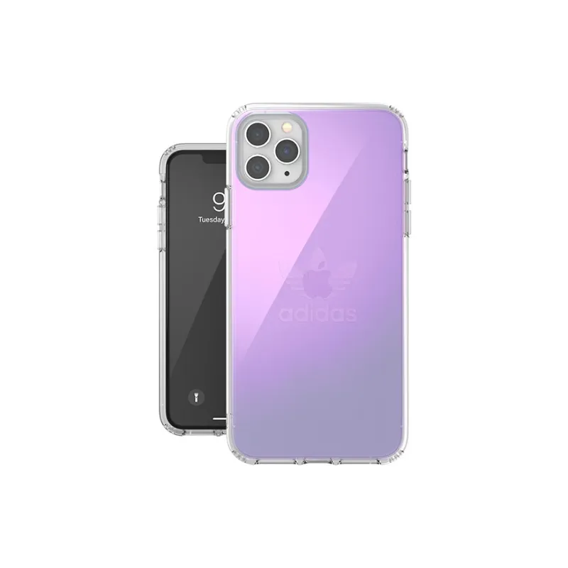 Adidas ABS+PC Material Protective Clear Case Classic Trefoil Phone Cases Compatibility With Apple 11/12/Pro/Pro Max-4