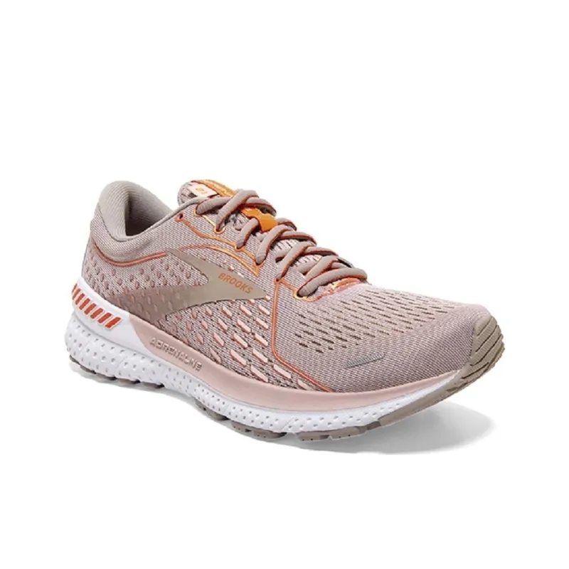 Brooks Adrenaline GTS Anti-Slip Wear-Resistant Low-Top Running Shoes Women's Pink-2
