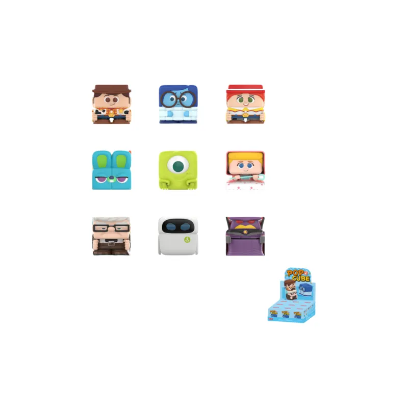 POP MART Disney/Pixar POP CUBE 2 Collection Figure Blind Box Products Single Blind Box/whole Box 9 Pcs-0