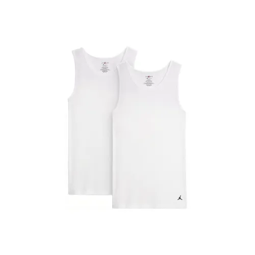 Jordan Flight Base Tank Tops Men Set Of 2 White