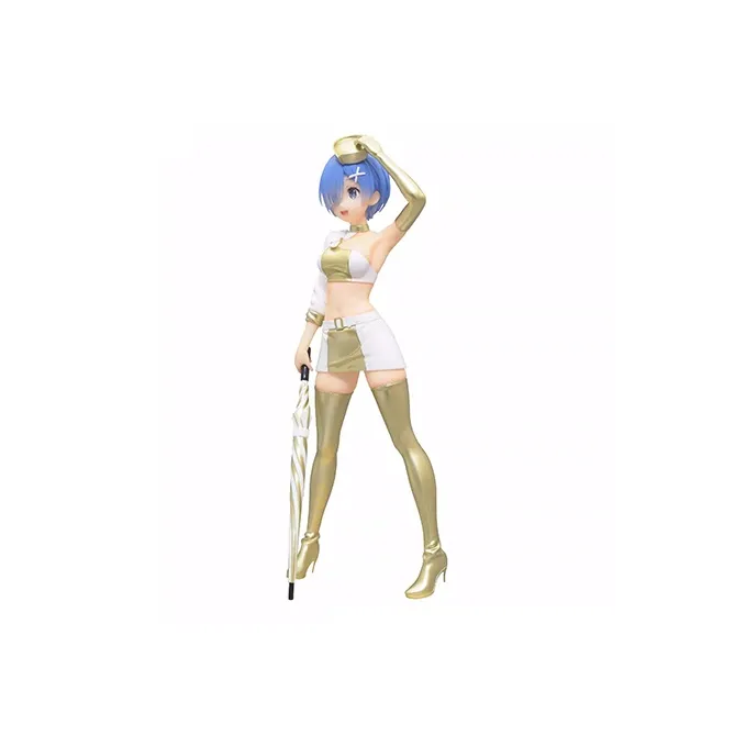 FURYU Rem Re ZERO Zero − Starting Life In Another World Trio Try IT Grid Girl Bonus Gifts 21cm-5