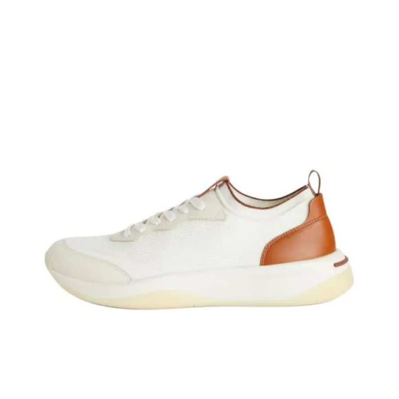 Loro Piana Low Top Casual Shoes Men White-0
