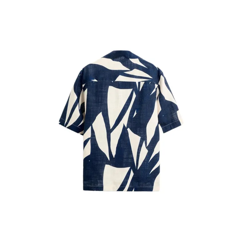 ZARA Shirts Men Sea Blue-1
