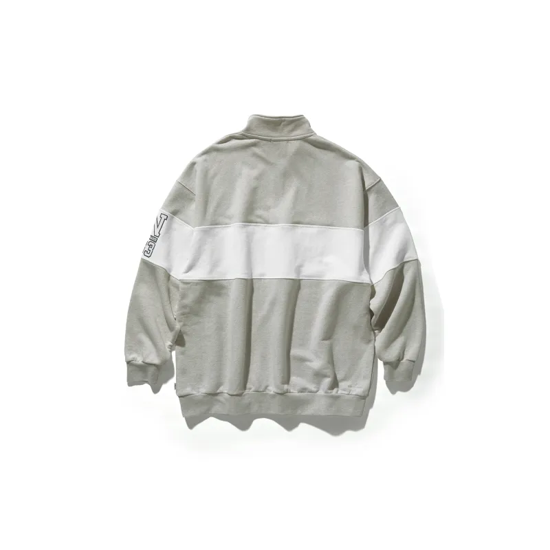 Nautica White Sail Semi Open Front Long Sleeve Sweatshirt Unisex-3