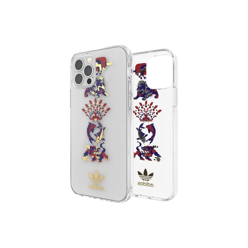 Adidas ABS+PC Material Protective Clear Case Classic Trefoil Phone Cases Compatibility With Apple 11/12/Pro/Pro Max-6
