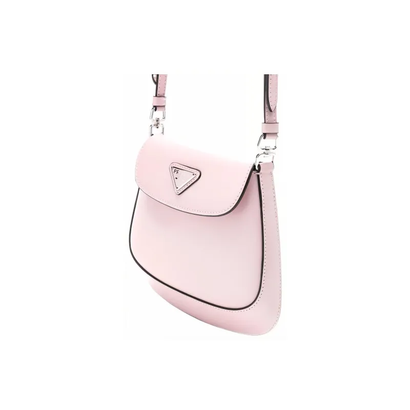 PRADA Cleo Leather Shoulder Bag Crossbody Bag Handbag Women's Pink-1