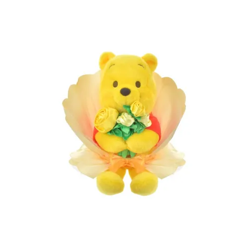 Disney Bouquet Puff Bouquet Winnie Dolls Plush Doll 23cm Height