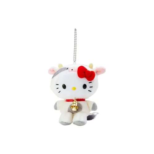 Hello Kitty Polyester Plush Keychains Unisex Purple