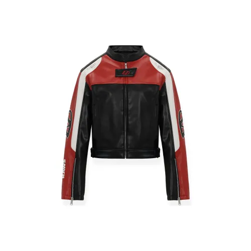 NAWS Leather Jackets Women's Saddle Red